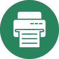 Printer Creative Icon Design vector