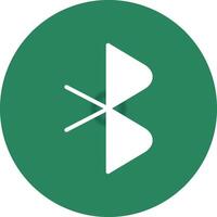 Bluetooth Creative Icon Design vector