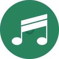 Glyph Circle Gradient Design vector