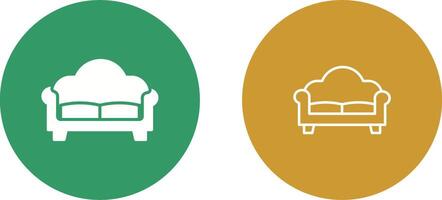 Double Sofa Vector Icon