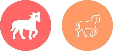 icono de vector de caballo