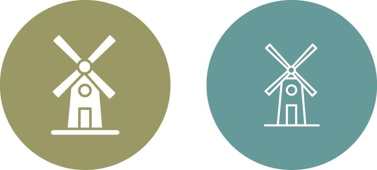 Windmill Vector Icon