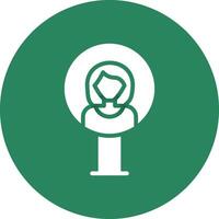 User Placeholder Creative Icon Design vector