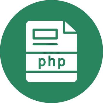 php Creative Icon Design vector