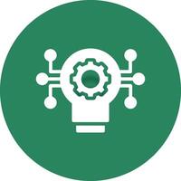 Technology Disruption Creative Icon Design vector