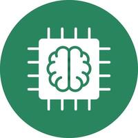 Super Brain Creative Icon Design vector