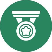 Glyph Circle Gradient Design vector