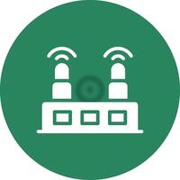 Wifi Router Creative Icon Design vector