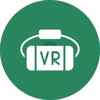 VR Glasses Creative Icon Design vector