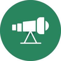 diseño de icono creativo de telescopio vector