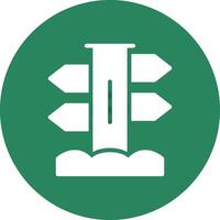 Signpost Creative Icon Design vector