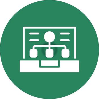 frente final desarrollo creativo icono diseño vector