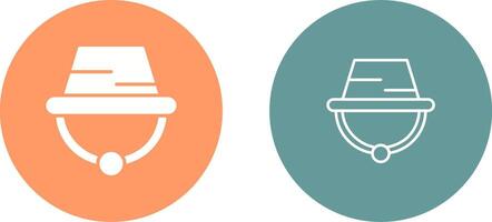 Camping Hat Vector Icon