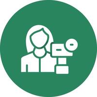 Woman Creative Icon Design vector