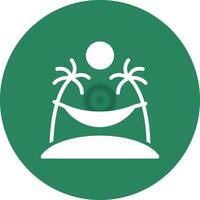 Hammock Creative Icon Design vector