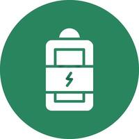Charging Battery Creative Icon Design vector