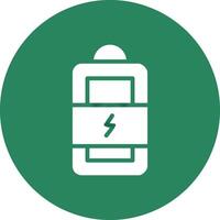 Charging Battery Creative Icon Design vector