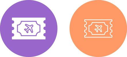 Plane Tickets Vector Icon