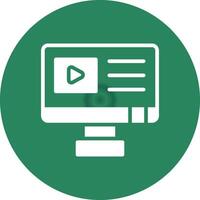 Youtuber Creative Icon Design vector