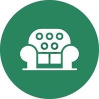 Sofa Creative Icon Design vector