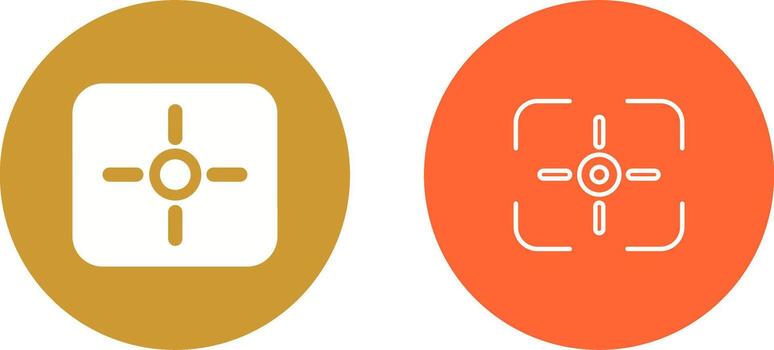 cámara atención vector icono