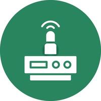 Wifi Router Creative Icon Design vector