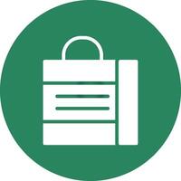 diseño de icono creativo de bolsa de compras vector