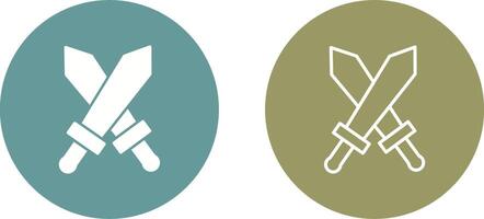 Two Swords Vector Icon