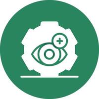 Optometry Practice Creative Icon Design vector