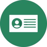 Id Card Creative Icon Design vector