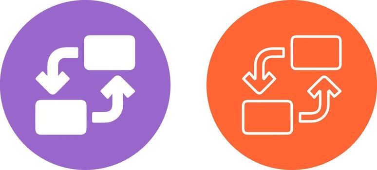 icono de vector de reemplazo