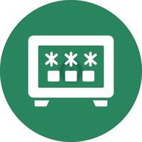 Safe Box Creative Icon Design vector