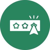 Rate Creative Icon Design vector