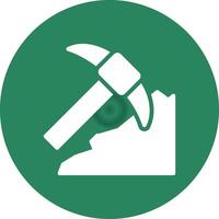 Mining Creative Icon Design vector