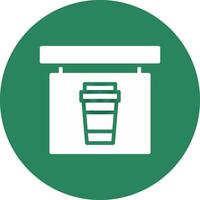Coffee Shop Creative Icon Design vector