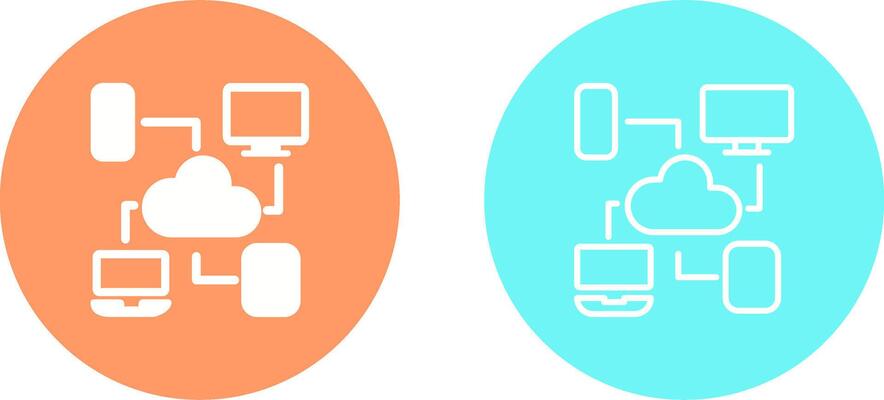 Cloud Computing Vector Icon