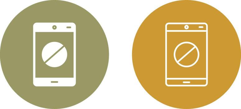 icono de vector de bloque