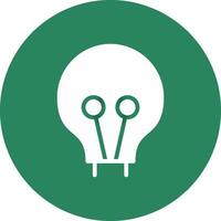 Light Bulb Creative Icon Design vector