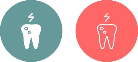 Toothache And Plaque Vector Icon