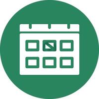 Calendar Creative Icon Design vector
