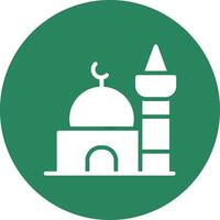 Mosque Creative Icon Design vector