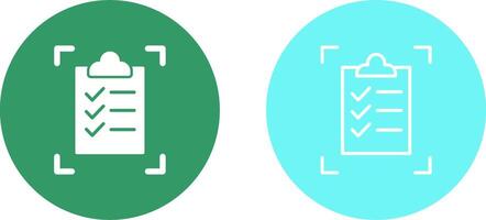 icono de vector seleccionado