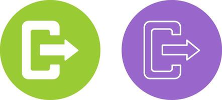 Logout Vector Icon