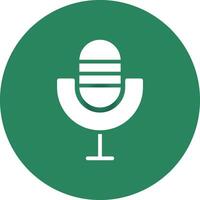 Microphone Creative Icon Design vector