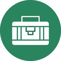 Suitcase Creative Icon Design vector