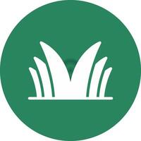 Grass Creative Icon Design vector