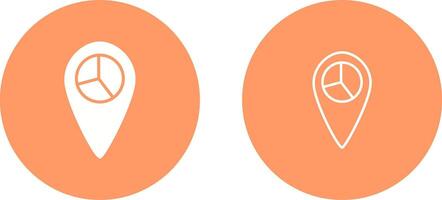 Location Statistics Vector Icon
