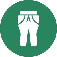 Sweat Pants Creative Icon Design vector