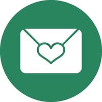 Love Mail Creative Icon Design vector