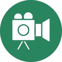 Video Camera Creative Icon Design vector